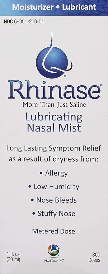 Rhinase Allergy Relief Saline Nasal Spray 300 Sprays