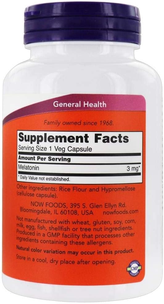 Melatonin 3 mg 180 Capsules (Pack 2)