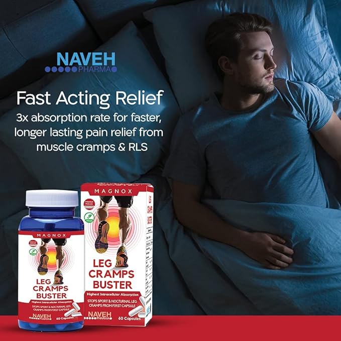 MAGNOX® Leg Cramps Buster 380mg Magnesium 3X More 60 Caps