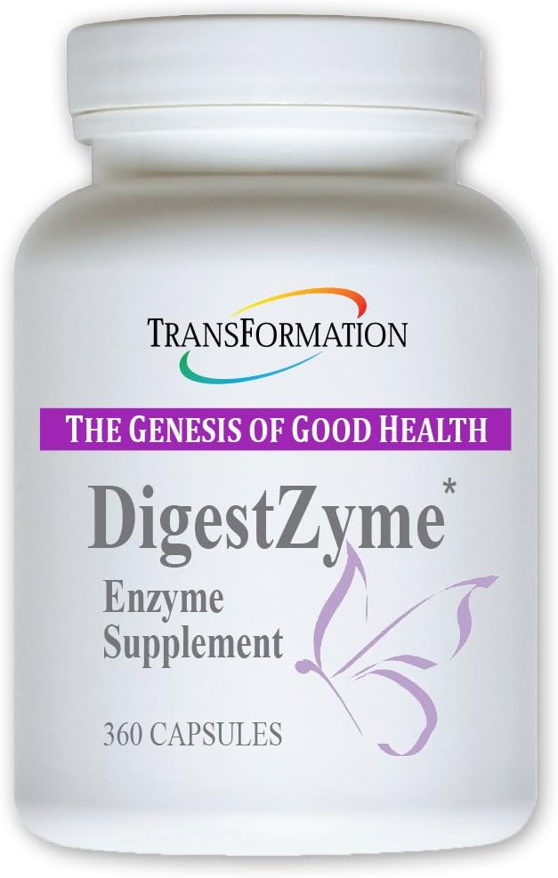 Transformation Enzymes Natural DigestZyme Supplement Formula 360 Cap