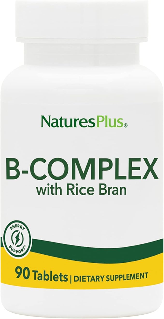 Nature's Plus - B-Complex W/Rice Bran, 90 tablets
