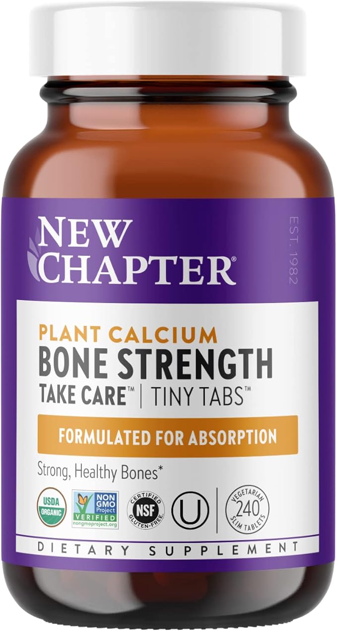 New Chapter Calcium Supplement D3+K2, 70+ 70+ Trace 240 ct