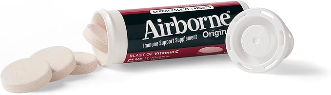 Airborne 1000mg Vitamin C with Zinc, 30 Fizzy