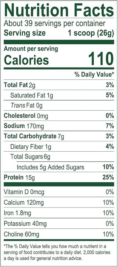 Vega Protein Made Simple Protein Powder, Vanilla 2.2 lbs
