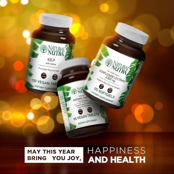 Natural Nutra Sunflower Lecithin 2000 mg Supplement – Soy Free, Non-GMO, Gluten-Free 120 Softgels | Liver Function Support, Brain Health Booster, Memory & Focus Enhancement