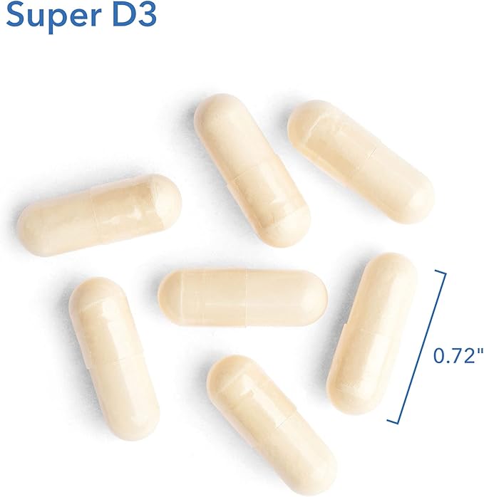 Allergy Research Group Super D3 Dietary Supplement 60 Count