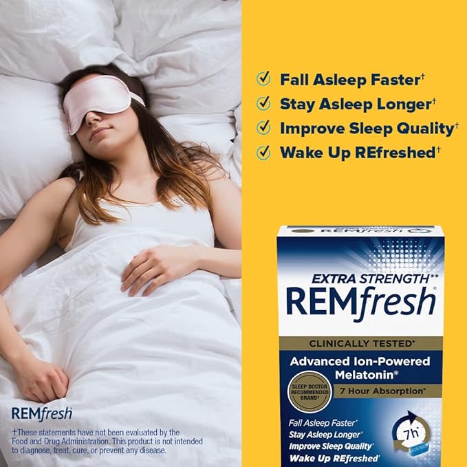 REMfresh 2mg Advanced Melatonin Sleep Aid (36 Caplets) #1 Doctor
