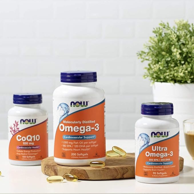 NOW Supplements, Omega-3 180 EPA / 120 DHA, 200 Softgels