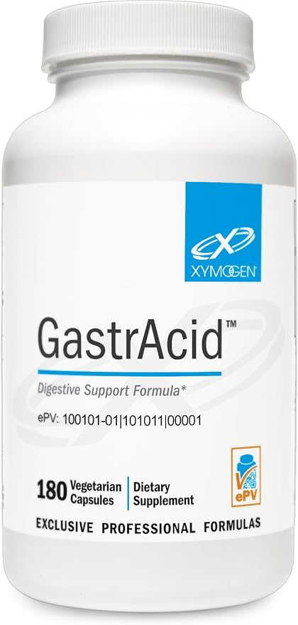 XYMOGEN GastrAcid - Betaine HCl (180 Capsules)