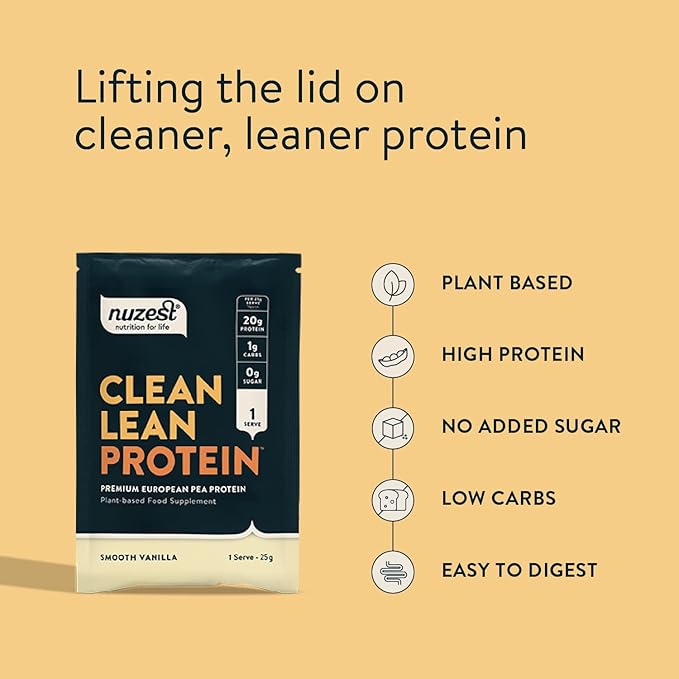 Nuzest - Pea Protein Powder - 1 Serving, 0.9 oz