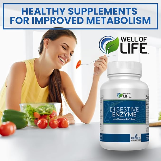 Digestive Enzyme: 700mg, 60 Vegetarian Capsules,