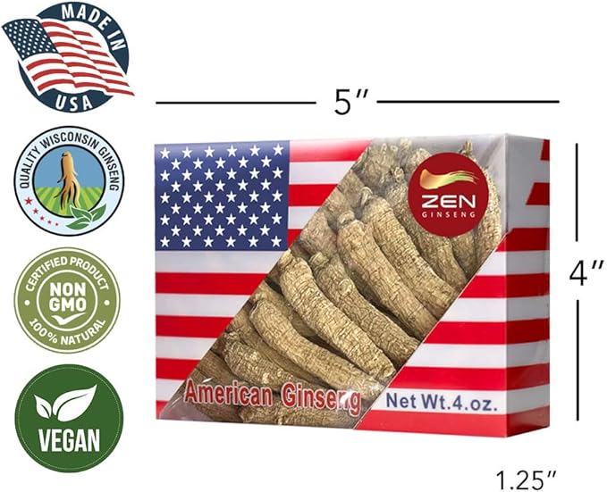 2 Boxes of Hand Selected American (4oz/Box) 西洋参/花旗参 (8 Oz.)
