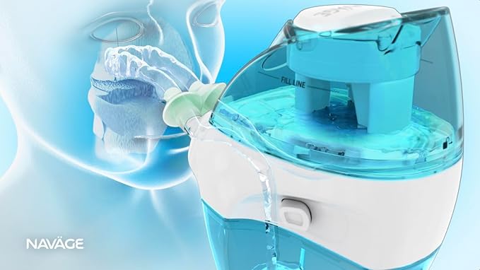 Navage Nasal Dock-Nose Pillow Combo: White