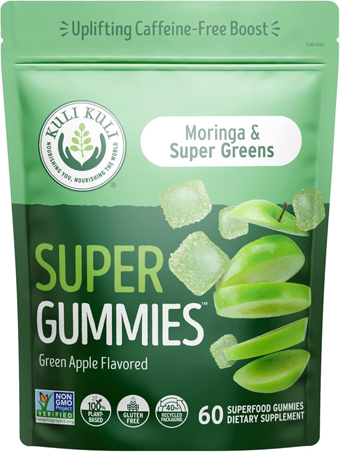 Kuli Kuli Super Energy Gummies 60 Non-GMO,