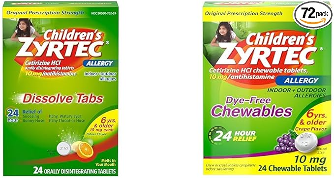 Zyrtec Children's 24 HR Dissolving Allergy 24 ct 24 Hour