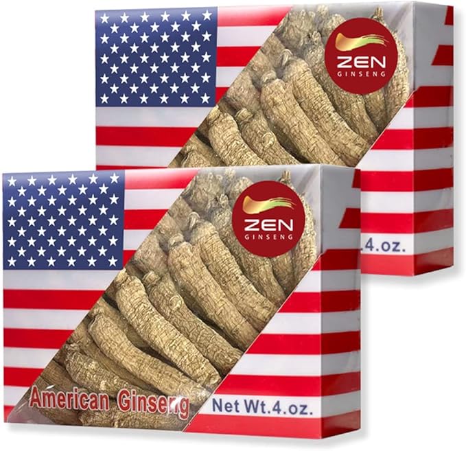2 Boxes of Hand Selected American (4oz/Box) 西洋参/花旗参 (8 Oz.)