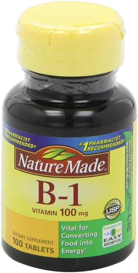 Nature Made Vitamin B1, 100 Count 6)
