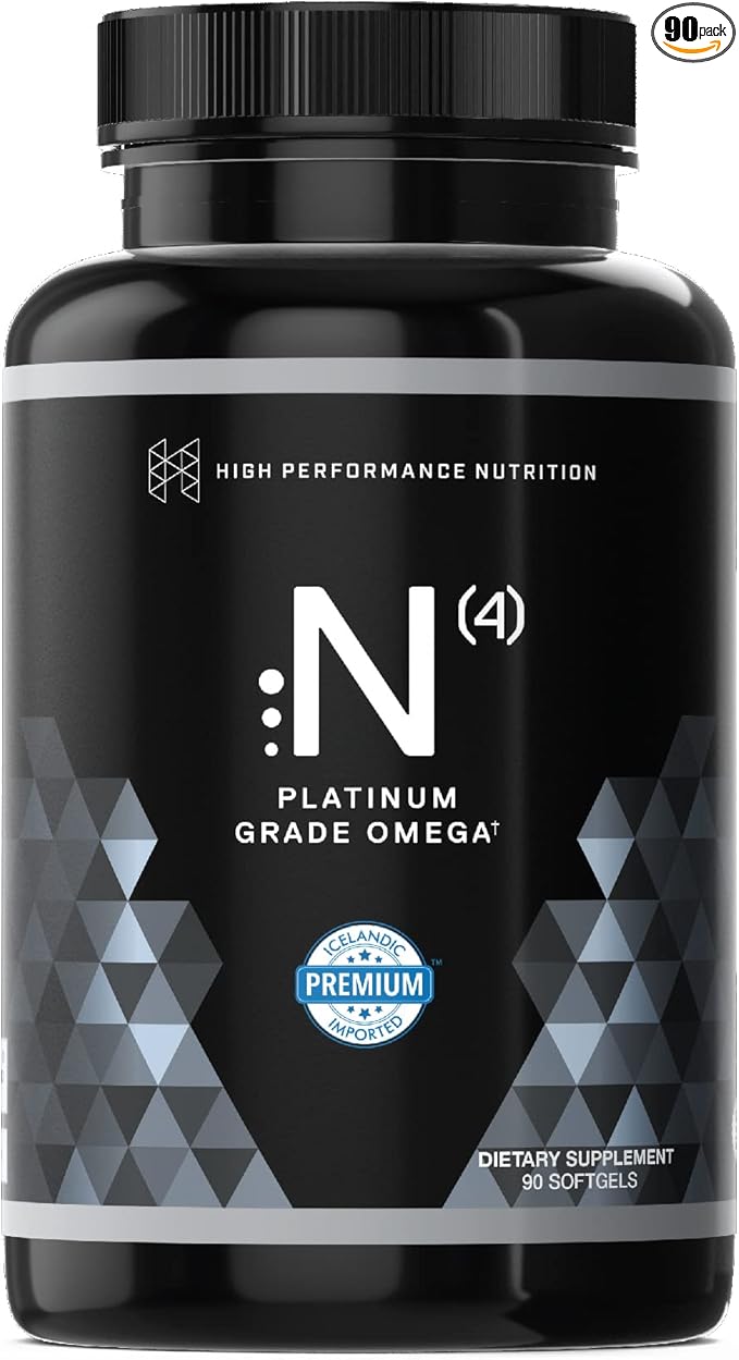 HPN N(4) Icelandic Omega-3 Fish Oil, 3,000 mg 90 Softgel