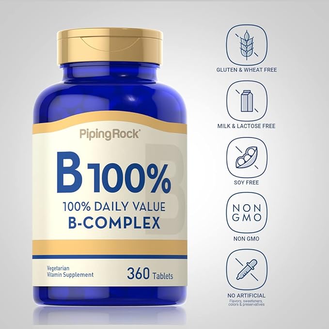 Piping Rock Vitamin B Complex 360 Tablets