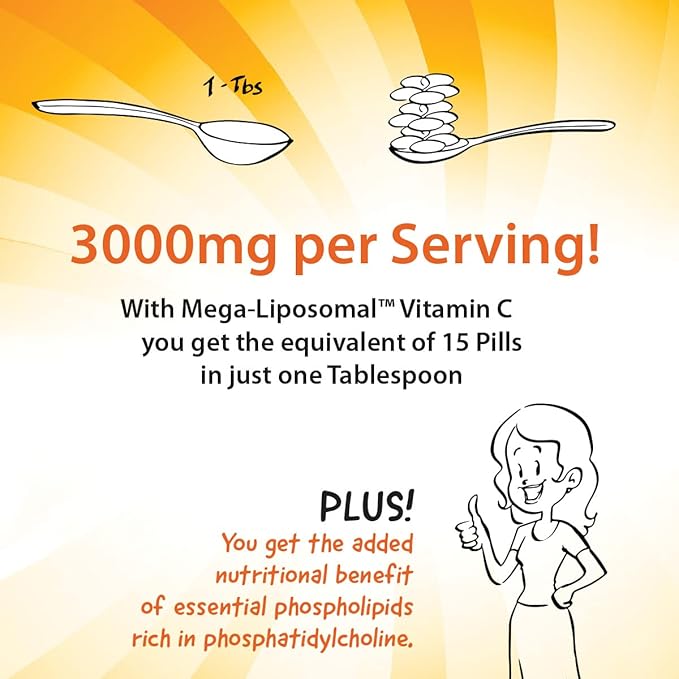 Aurora Nutrascience, Mega-Liposomal Vitamin C, 3,000 16 oz (480 mL)