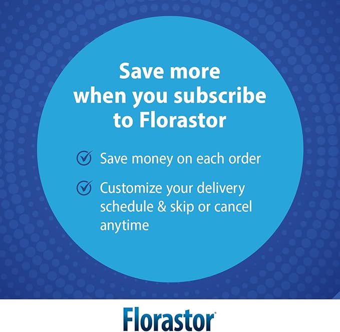 Florastor Probiotics for Digestive & Immune 100 Capsules,