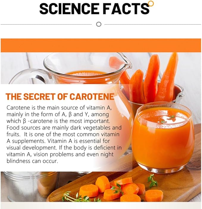 AIHIYO Carotene Soft Capsule, 500mg Beta 25000 IU, 100 Count