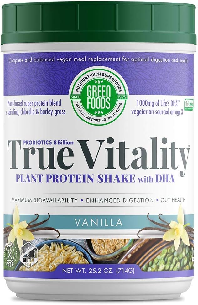 Green Foods True Vitality Plant Protein 25.2 oz