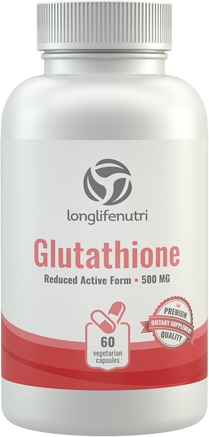 Reduced L Glutathione 500mg GSH 60 Veg