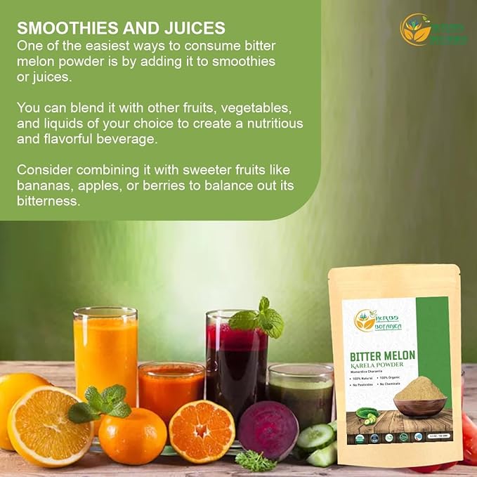 Bitter Melon Powder| Karela Powder 100% Organic 5.3 oz 150 GMS