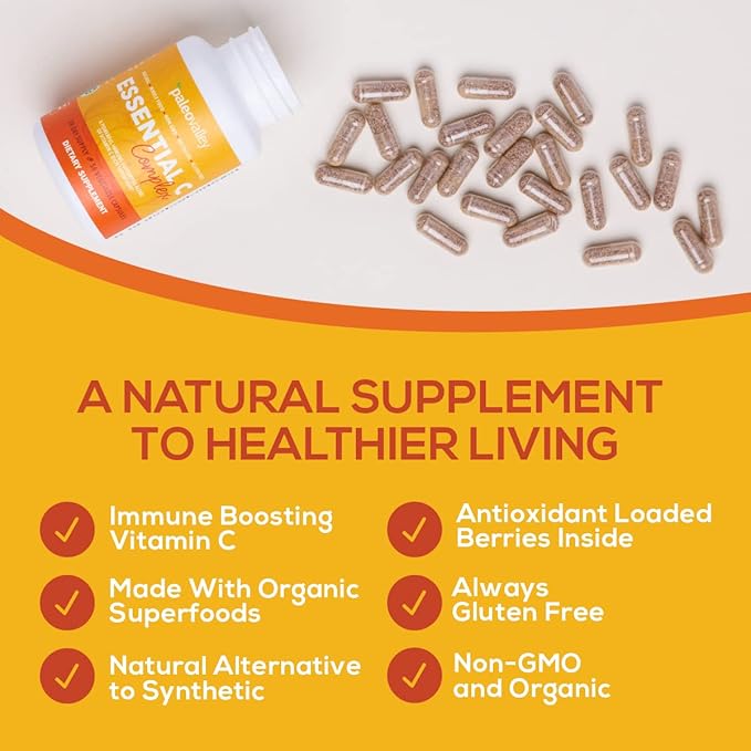 Paleovalley Essential C Complex 3 Pack, 450mg -