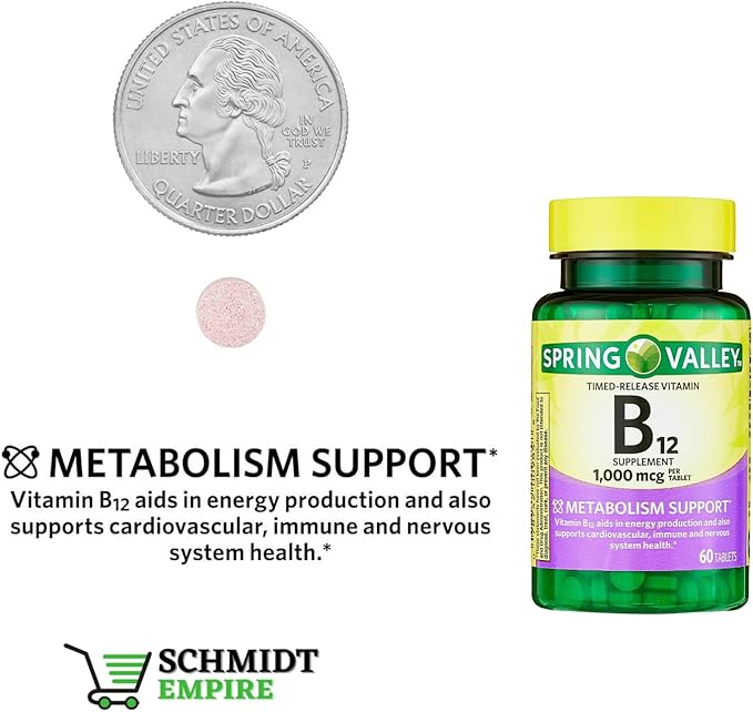 Vitamin B-12 1000 mcg Timed Release 60 Tablets