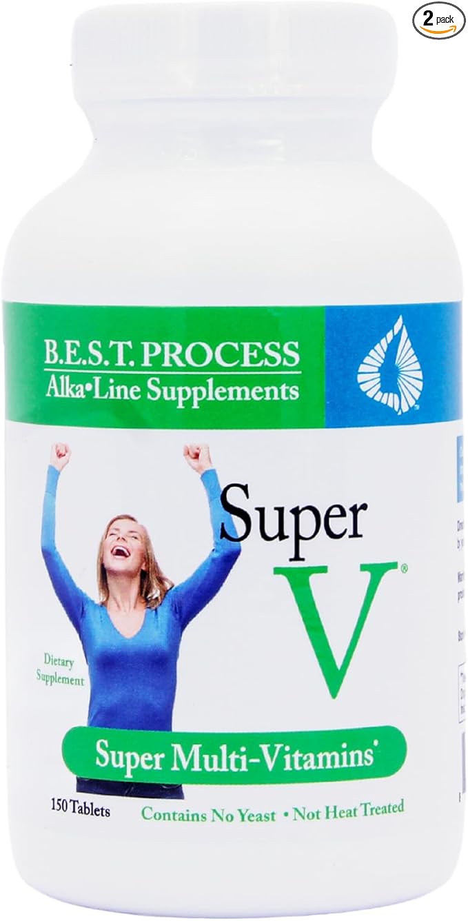 SuperV (2 Pack) Best Process AlkaIine