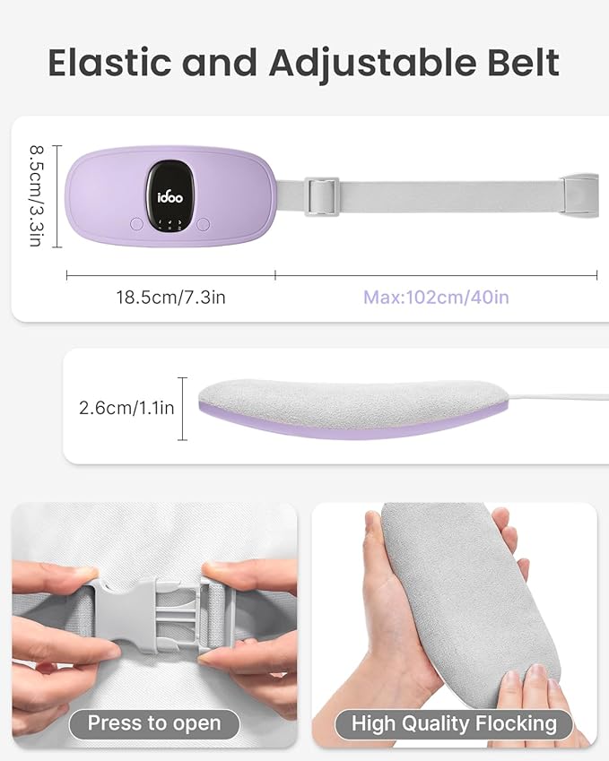 iDOO Portable Heating Pad, FSA HSA 3 Heat 3 Massage