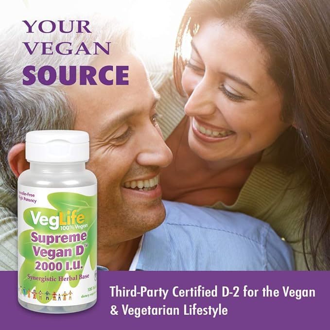 Veglife Supreme Vegan D 2000IU D-2 for 100 Vegan 2