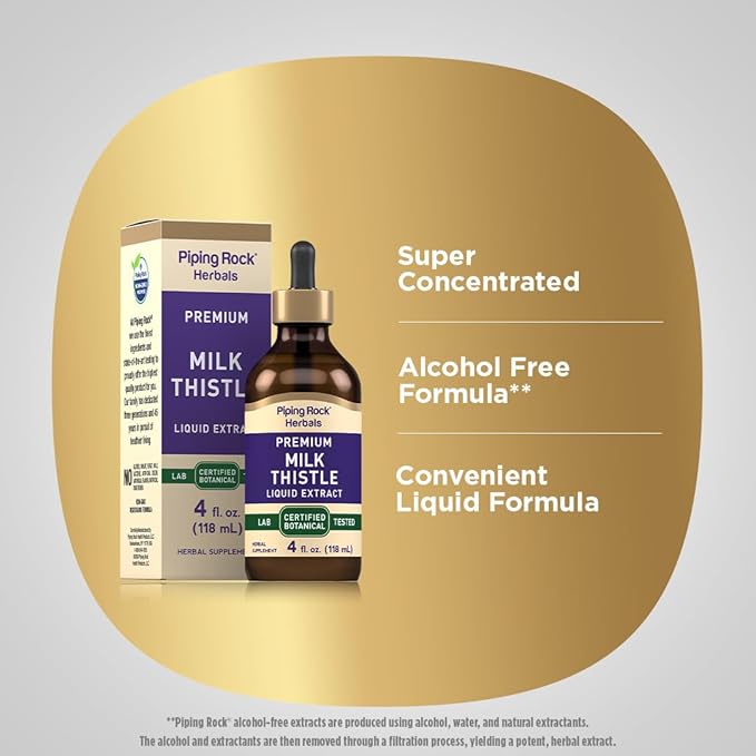 Piping Rock Milk Thistle Seed Extract 4 fl