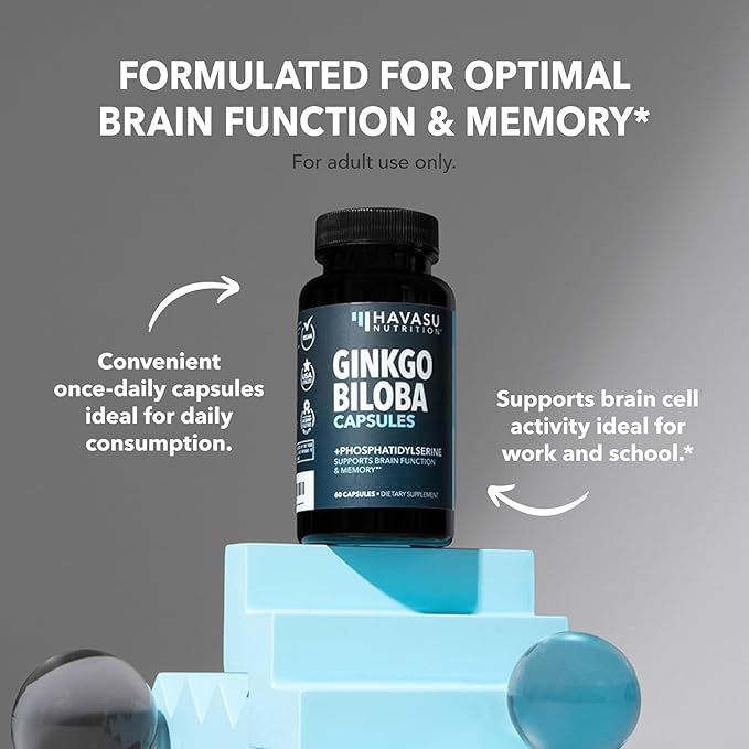 Ginkgo Biloba 120mg 60 Non-GMO