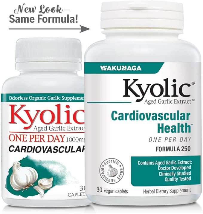 Kyolic Aged Garlic Extract Formula 250, 30 Vegan