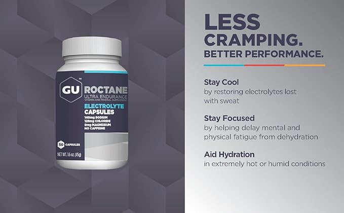 GU Energy Roctane Ultra Endurance Electrolyte 50-Count Bottle