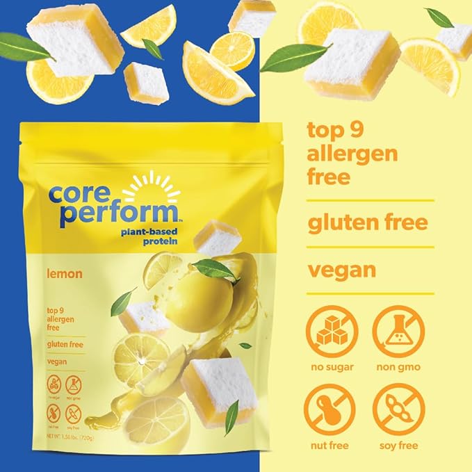 COREPERFORM Core Perform's Plant Based Lemon (20 Servings)