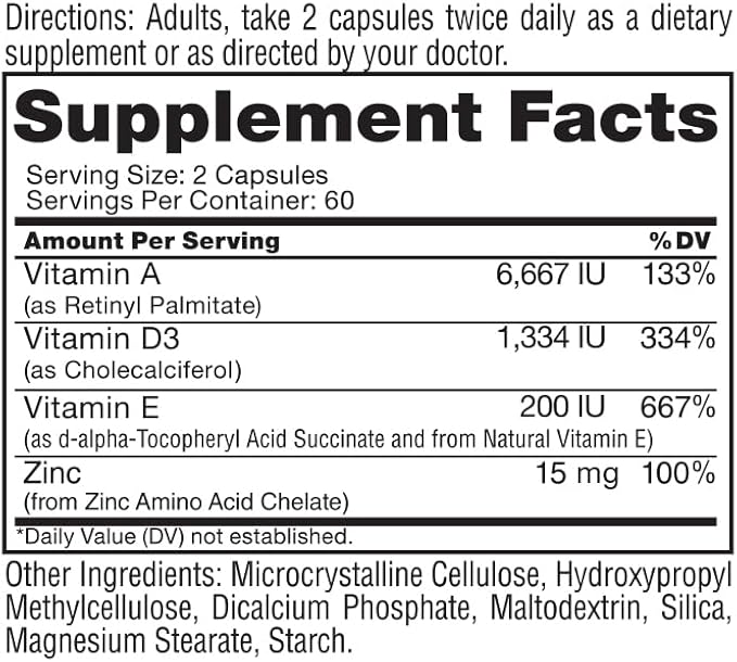 Roex Vitamin A and D Plus 120 Count