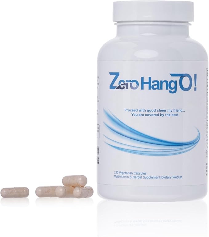 ZeroHangO!- 120 Caps. Hangover Pills