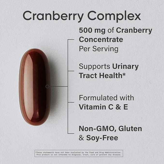 Sports Research Cranberry Fruit Complex Supplement 25,000mg of 90 Count
