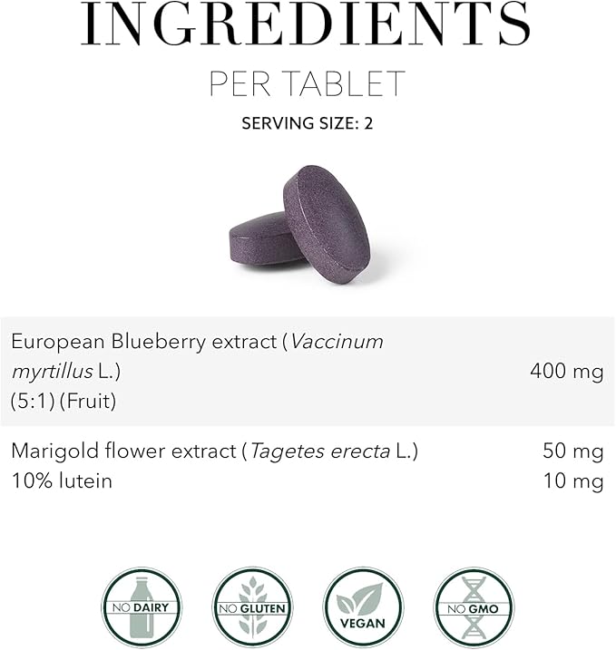NEW NORDIC Blue Berry Strong 120 Tablets 1)
