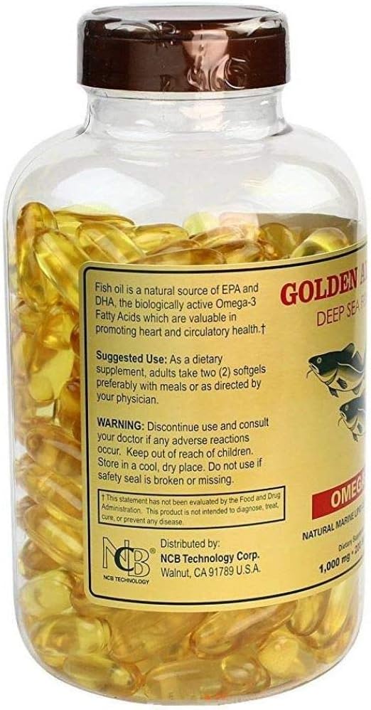 Omega 3 Alaska Deep Sea Fish 1000mg 200 200 Softgels