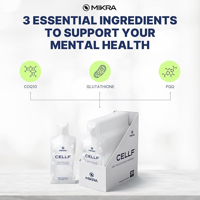 CELLF™ 2.0 Cellular Performance Supplement 30 Day CoQ10 PQQ 10ml Each
