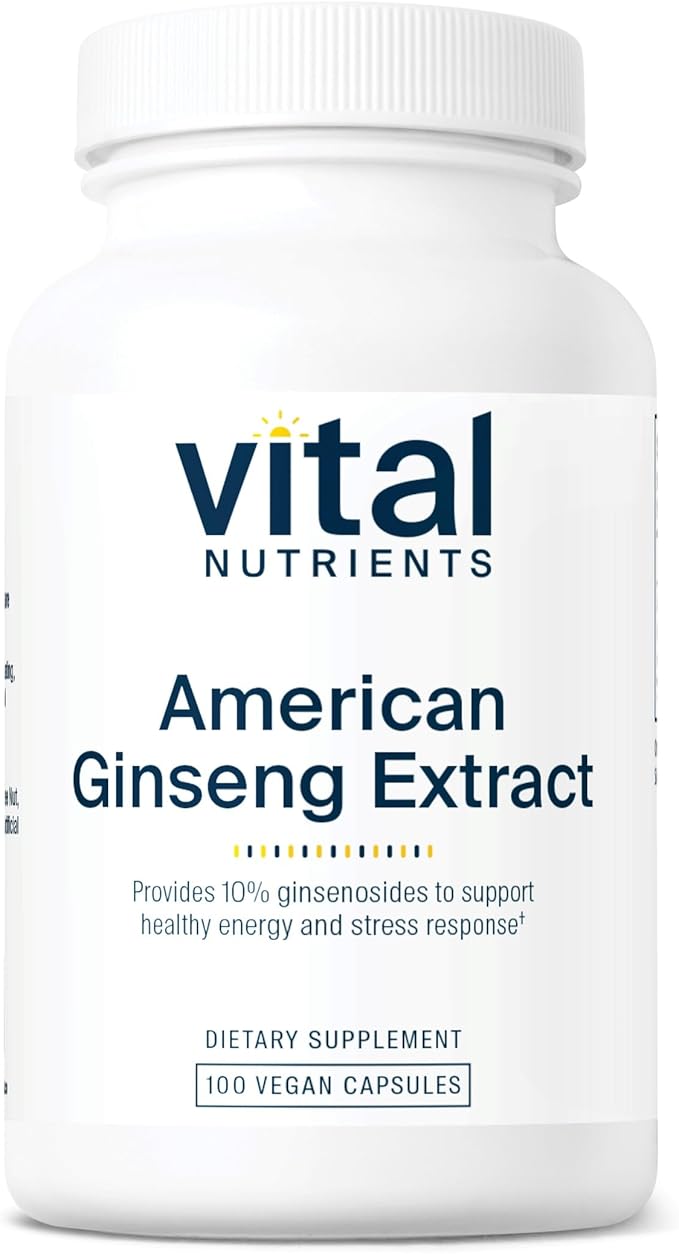 Vital Nutrients - American Ginseng - 100 Vegetarian 250 mg