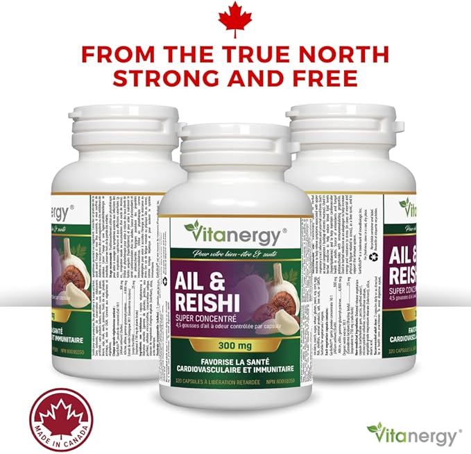 Garlic & Reishi Capsules 120 Vegan