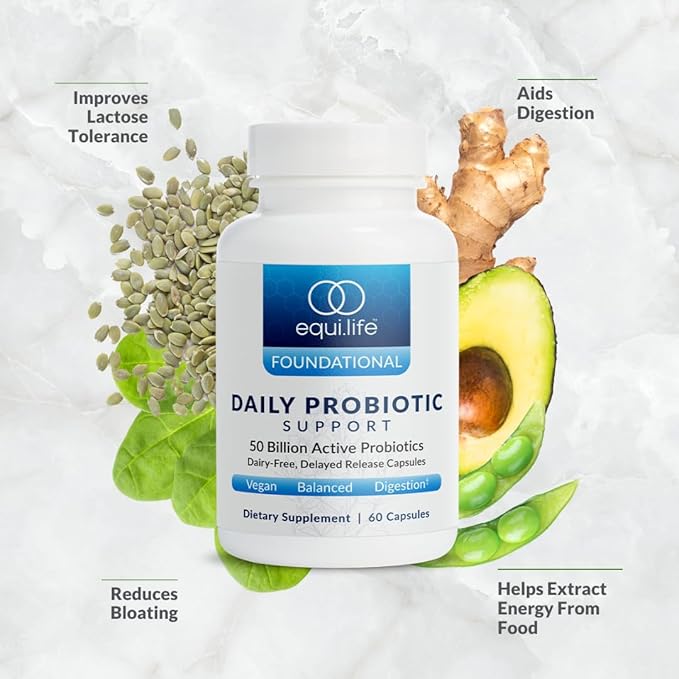 Equilife - Daily Probiotic Support, Probiotics (60 Capsules)