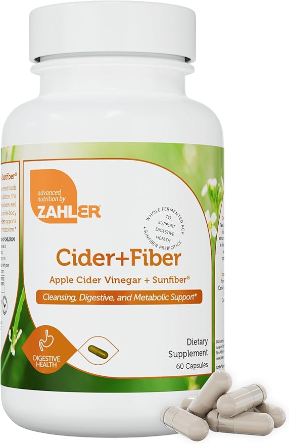 Zahler Apple Cider Vinegar Capsules 60 Count