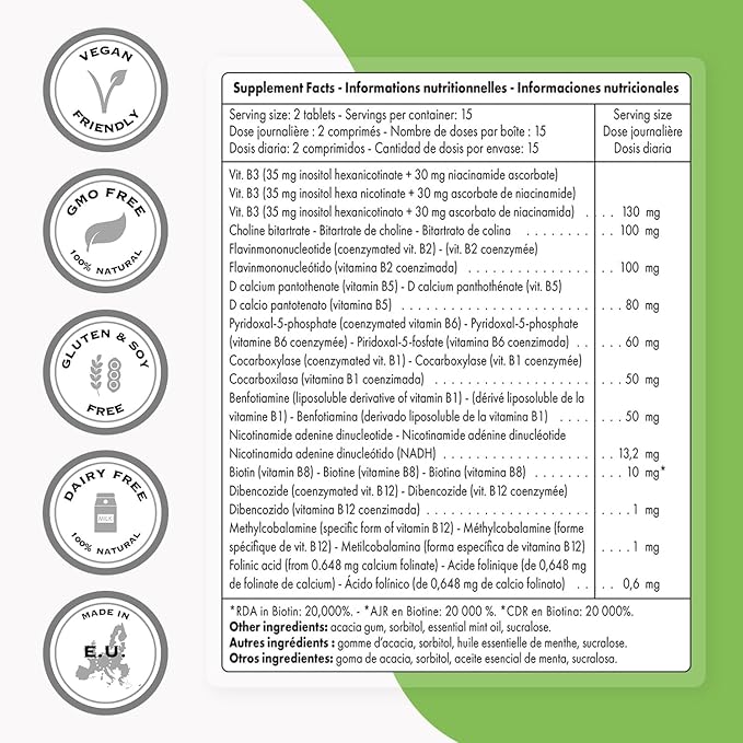 Supersmart - Coenzymated B Formula - 30 tablets